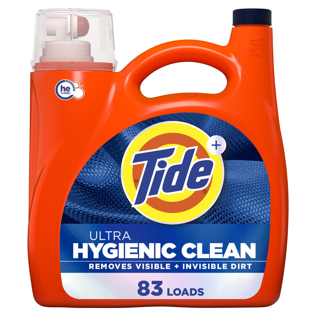 Tide Ultra Hygienic Clean Liquid Laundry Detergent Original Scent 117 fl oz 83 Loads