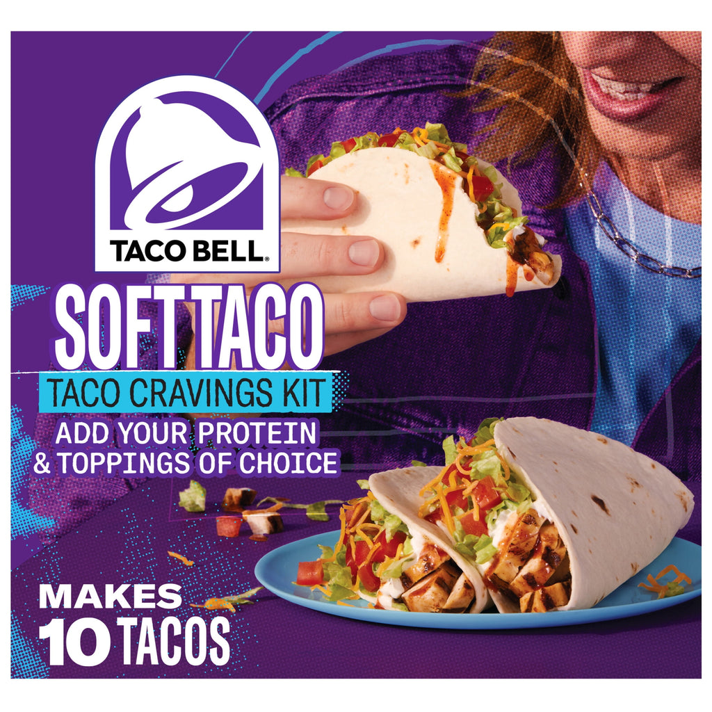 Soft Taco Cravings Kit 14.8 Oz 10 Count Taco Bell