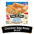 Tai Pei Chicken Egg Rolls Frozen Asian Appetizers 8 Count 24.5 Oz