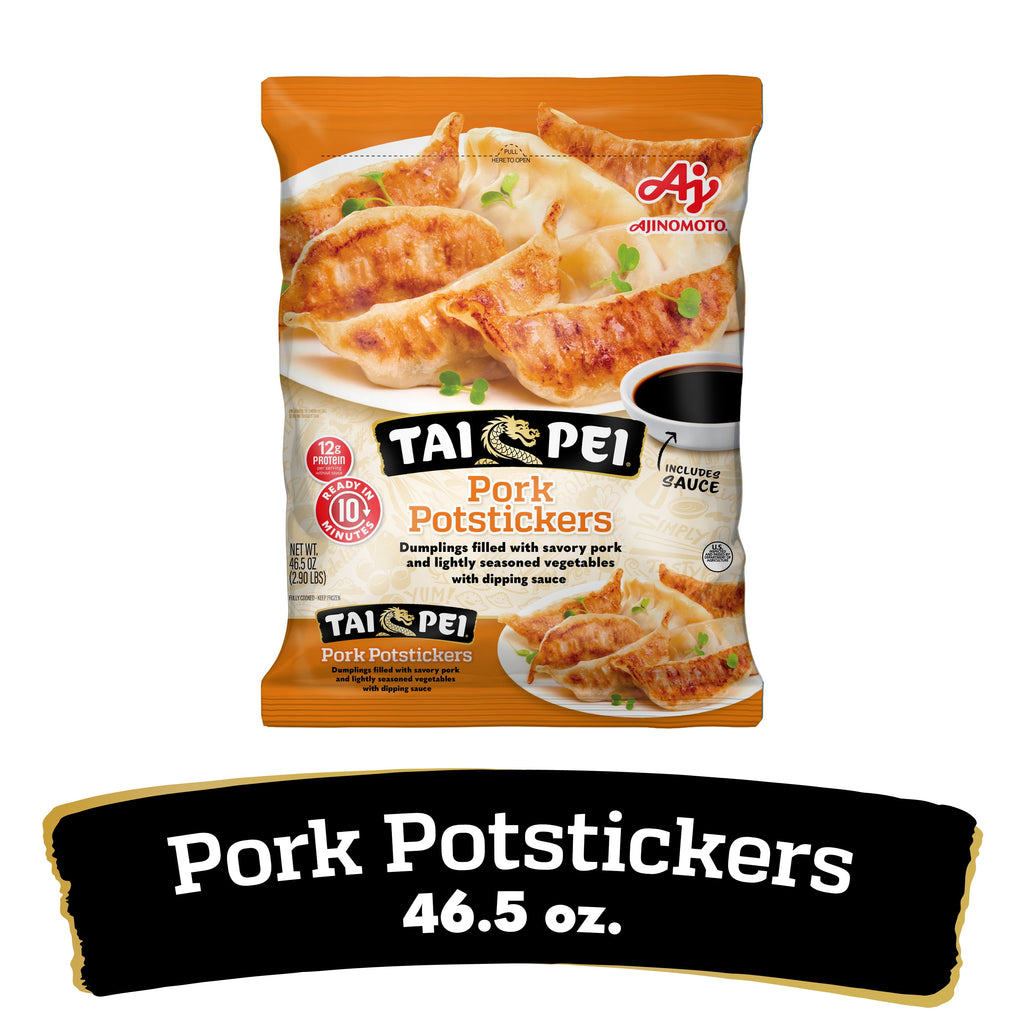 Tai Pei Pork Potstickers Frozen Asian Appetizers 46.5 Oz