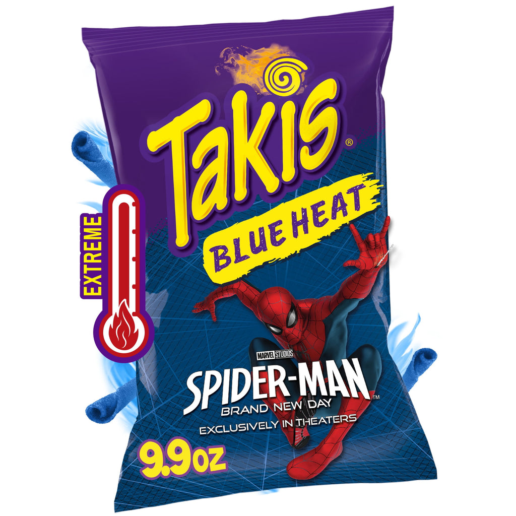 Hot Chili Pepper Rolled Tortilla Chips 9.9 Oz Takis