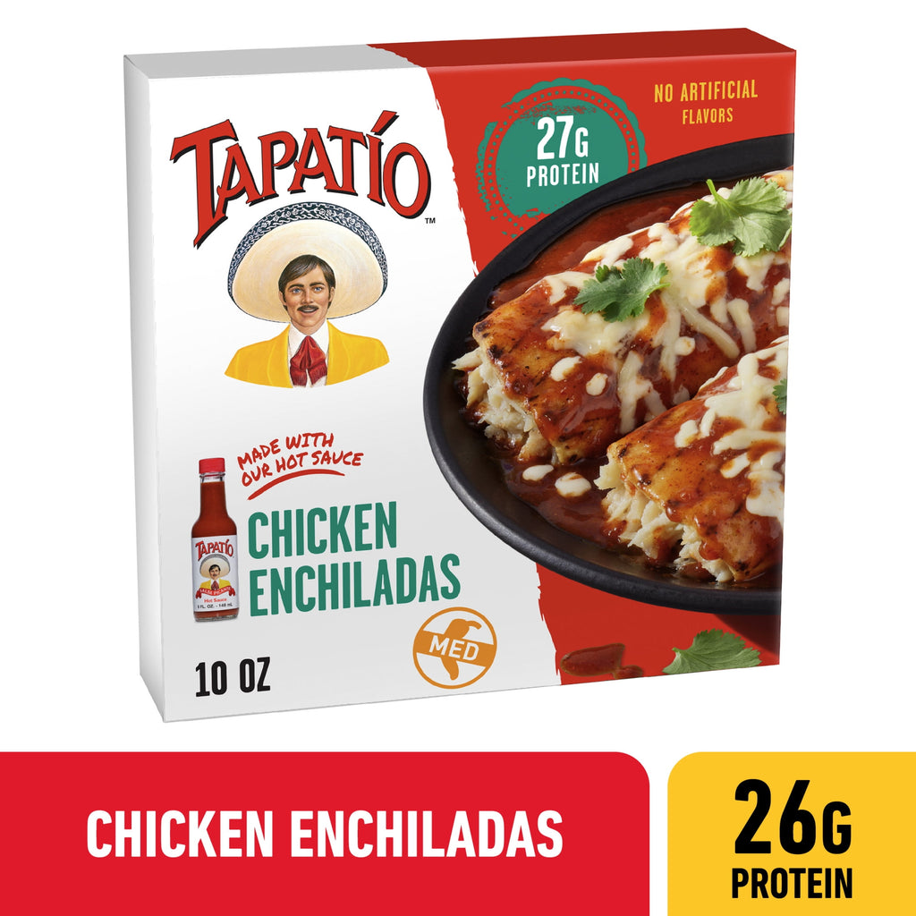 Tapatío Chicken Enchiladas Frozen Mexican Meal 10 Oz