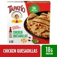 Tapatío Chicken Quesadillas with Tapatío Hot Sauce Frozen Mexican Food 6 Oz