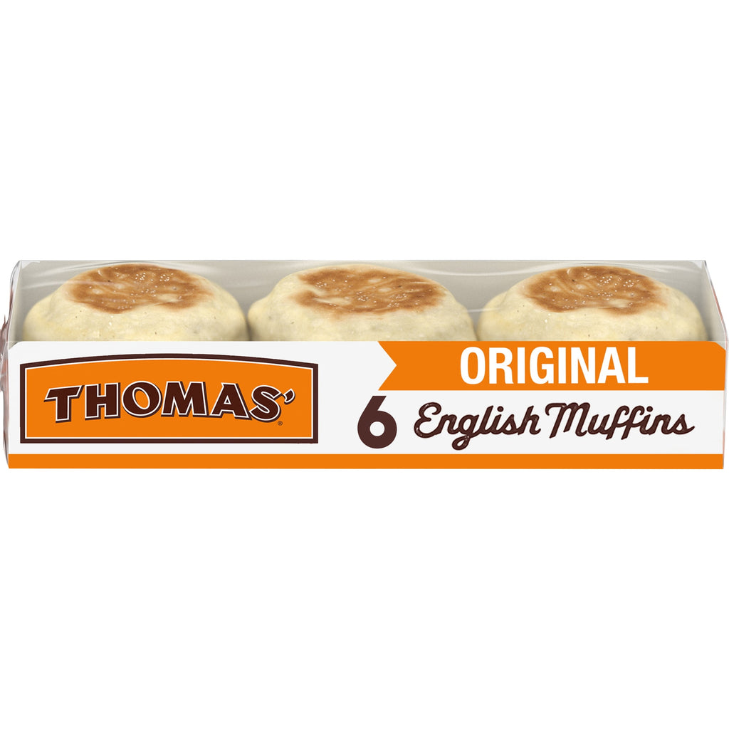Original English Muffins Plain 13 Oz 6 Count Kosher Thomas'