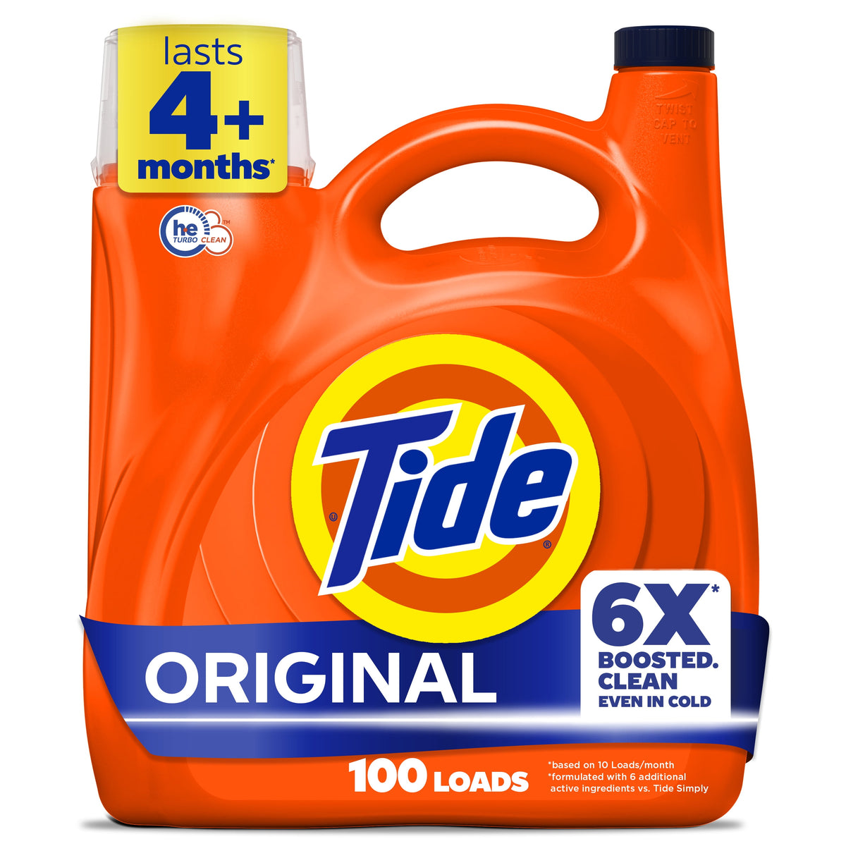 Tide Original Liquid Laundry Detergent 125 fl oz 100 Loads