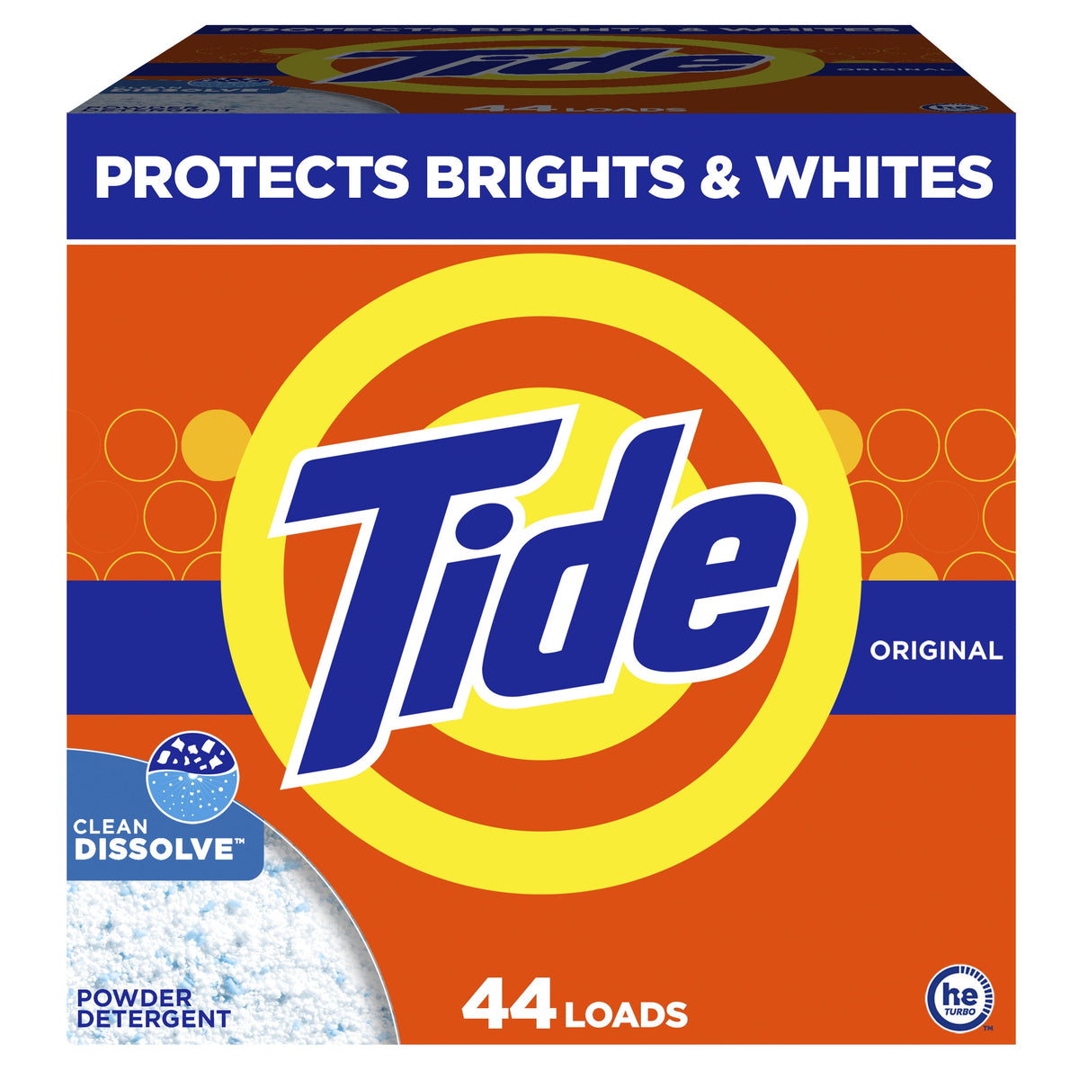 Tide Powder Laundry Detergent Original Scent 50 oz 44 Loads