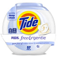 Tide PODS Free & Gentle Laundry Detergent Pacs Unscented 57 Count