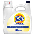 Tide Simply Liquid Laundry Detergent Free & Sensitive Unscented 107 fl oz 85 Loads