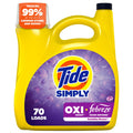 Tide Simply Oxi Boost + Febreze Odor Defense Liquid Laundry Detergent Sunny Breeze 94 fl oz 70 Loads