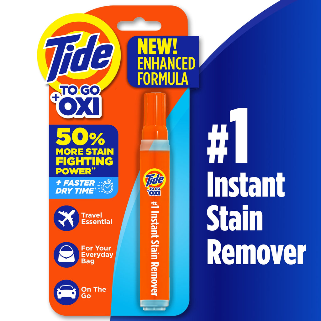 Tide To Go Instant Stain Remover Pen Travel & Pocket Size 0.33 fl oz 1 Count