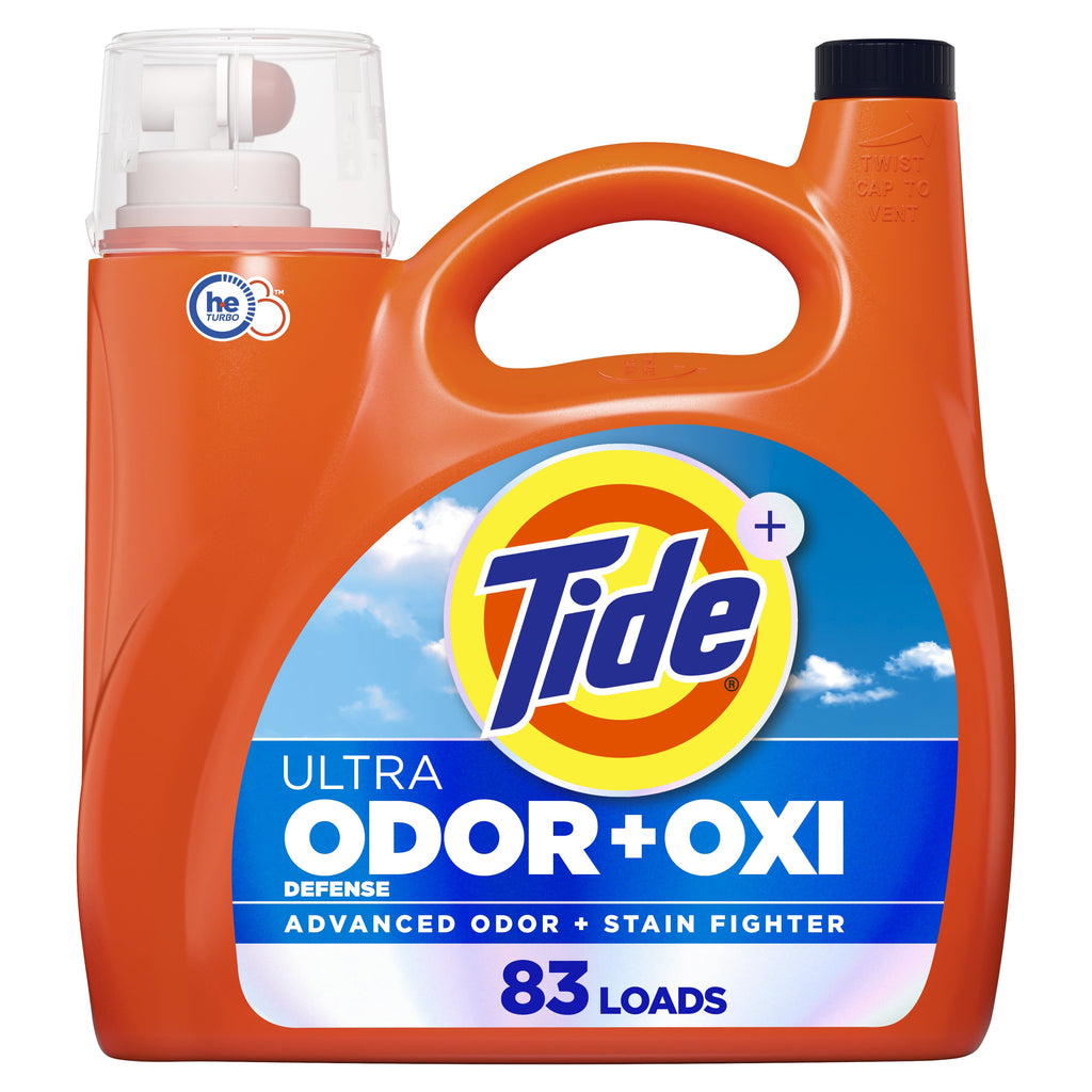 Tide Ultra Odor Defense Plus Oxi Liquid Laundry Detergent 117 fl oz 83 Loads