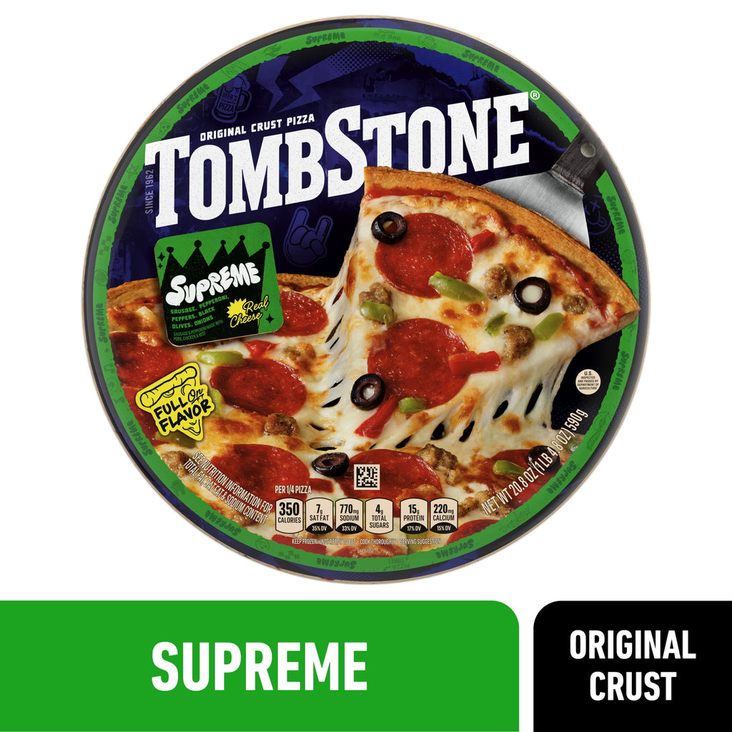 Tombstone Supreme Original Crust Frozen Pizza 20.8 Oz