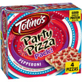 Totino's Pepperoni Party Pizza Pack Frozen 40.8 Oz 4 Ct