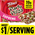 Totino's Supreme Thin Crust Party Pizza Frozen 10.9 Oz