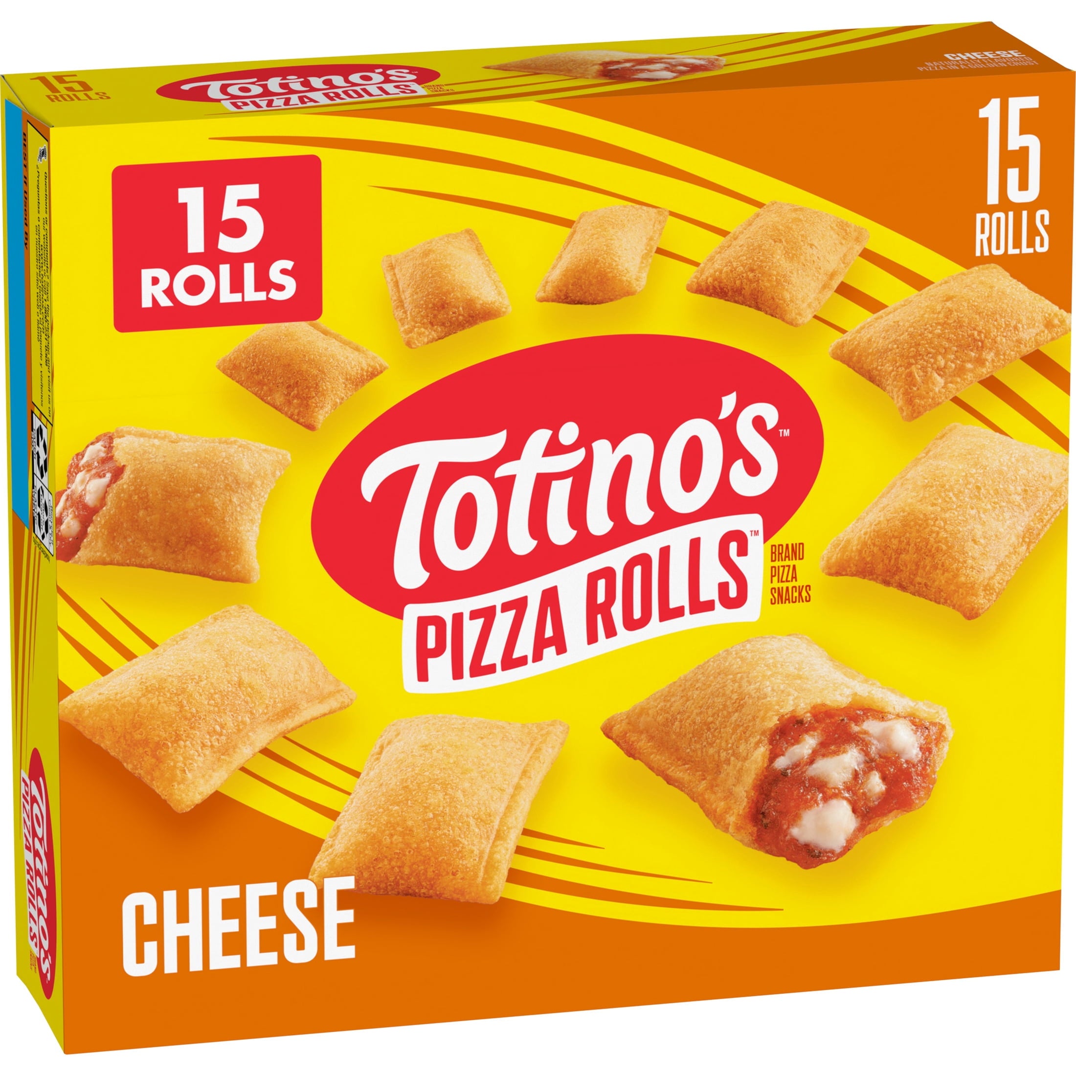 Totino's Cheese Pizza Rolls Frozen Snacks 15 Count 7.5 Oz