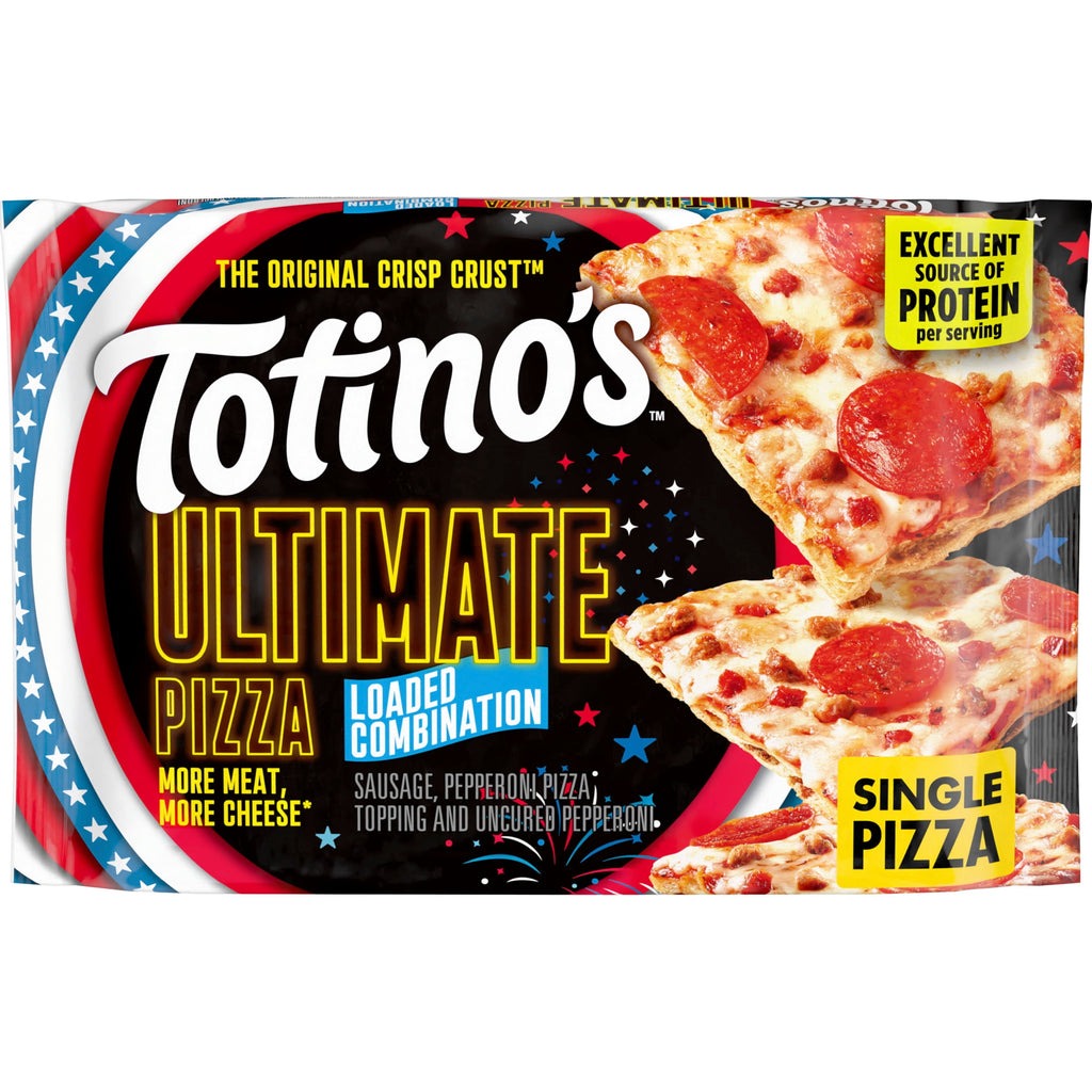 Totino's Ultimate Frozen Pizza Loaded Combination 12.21 Oz