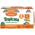 Tropicana Pure Premium 100% Orange Juice Original No Pulp 8 fl oz Cartons 6 Pack