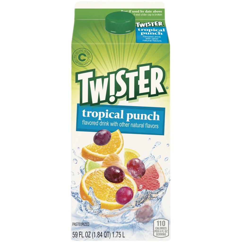 Twister Tropical Punch Flavored Drink 59 fl oz Carton