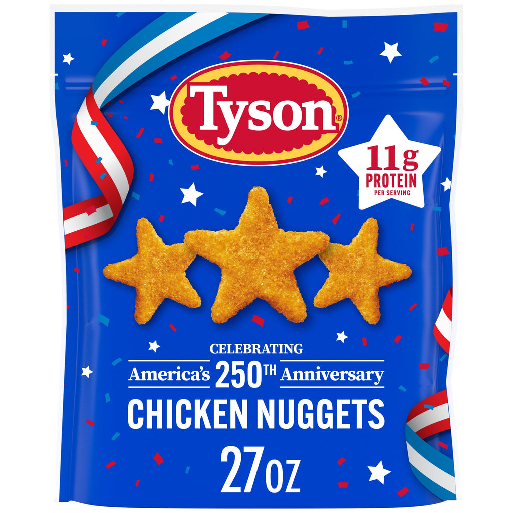 Tyson Chicken Nuggets Celebrating USA 250 Years Frozen 27 Oz