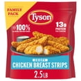 Tyson Crispy Chicken Breast Strips Frozen Family Pack 40 Oz