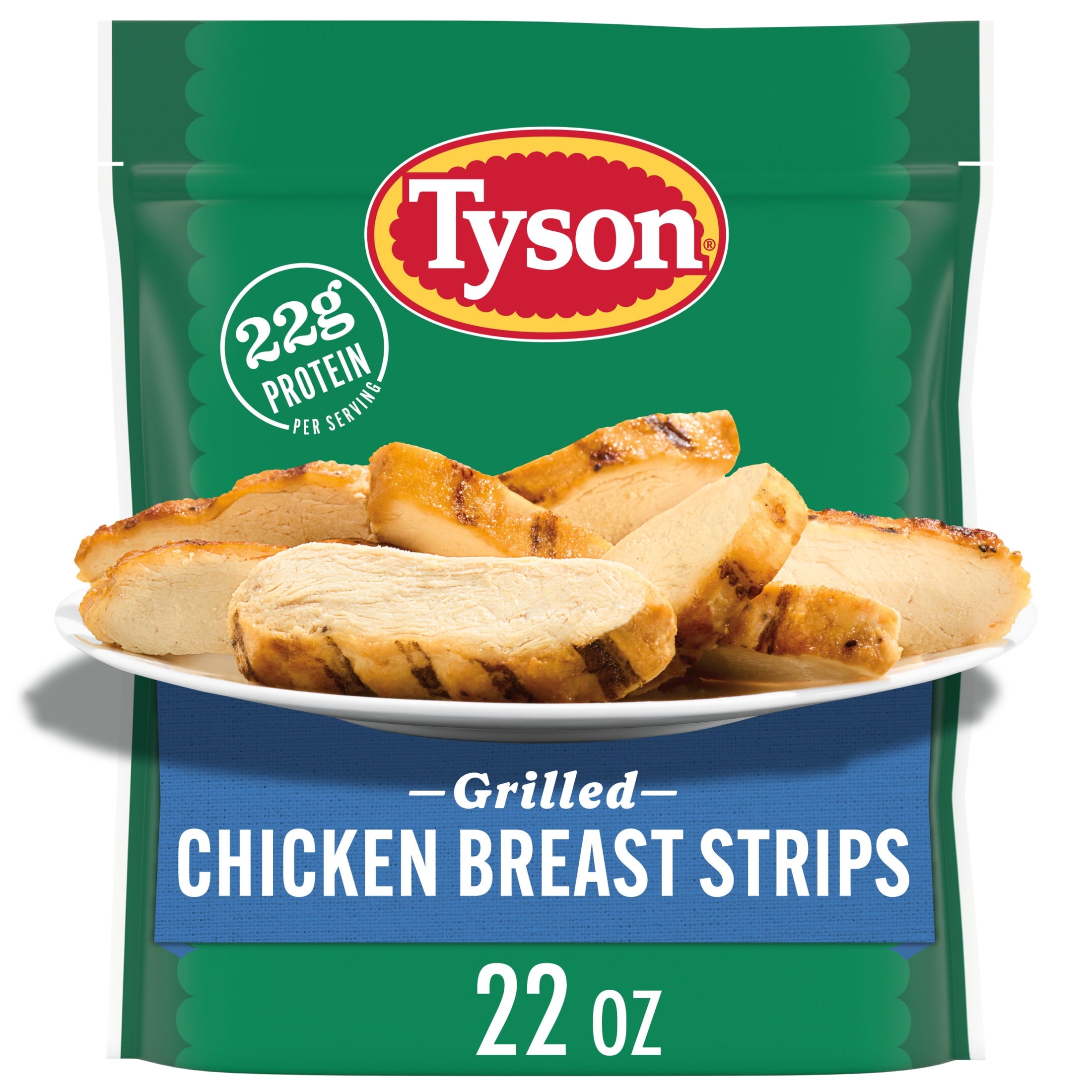 Tyson Grilled Chicken Breast Strips Frozen 22 Oz