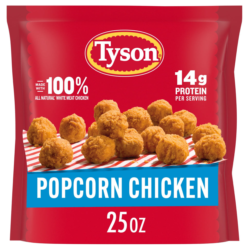Tyson Popcorn Chicken Frozen 25 Oz
