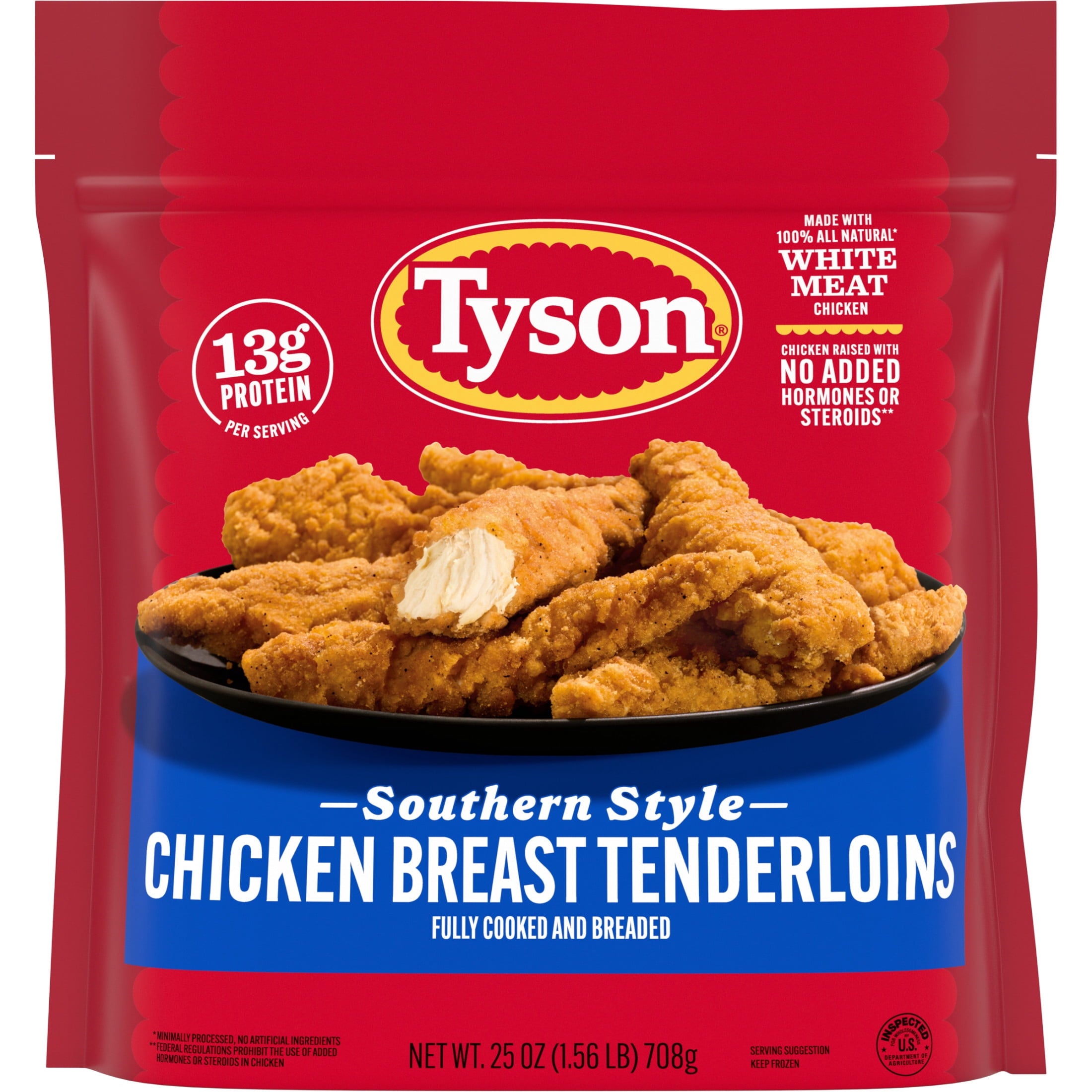 Tyson Southern Style Chicken Breast Tenderloins Frozen 25 Oz