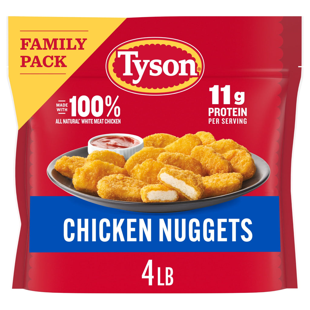 Tyson Frozen White Meat Chicken Nuggets Family Pack 64 Oz