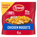 Tyson Frozen White Meat Chicken Nuggets Family Pack 64 Oz