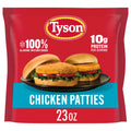 Tyson White Meat Chicken Patties Original Frozen 23 Oz 9 Count