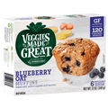 Blueberry Oat Muffins 12 Oz 6 Count Veggies Made Great