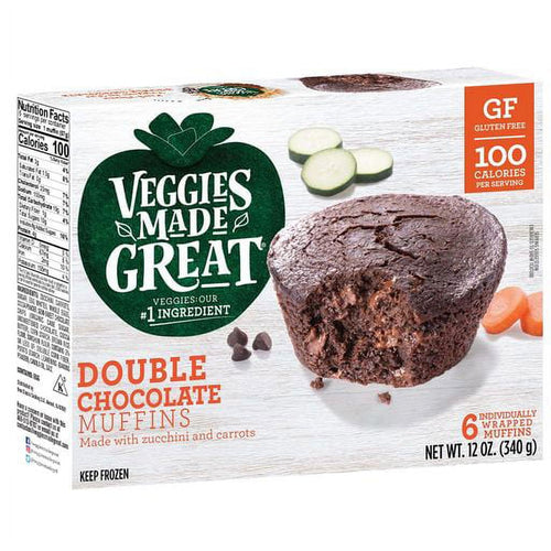 Double Chocolate Muffin 12 Oz 6 Count Veggies Made Great Frozen