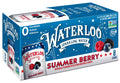 Waterloo Sparkling Water Summer Berry 12 fl oz Cans 8 Pack