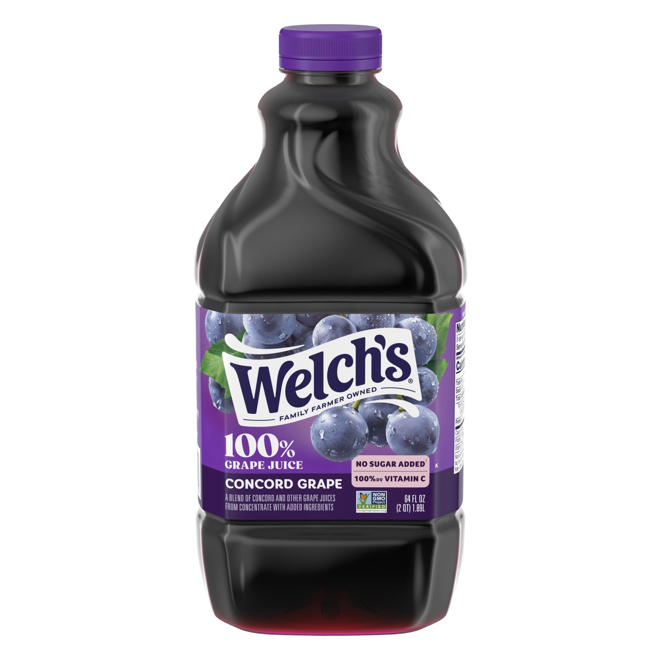 Welch's 100% Concord Grape Juice 64 fl oz Bottle