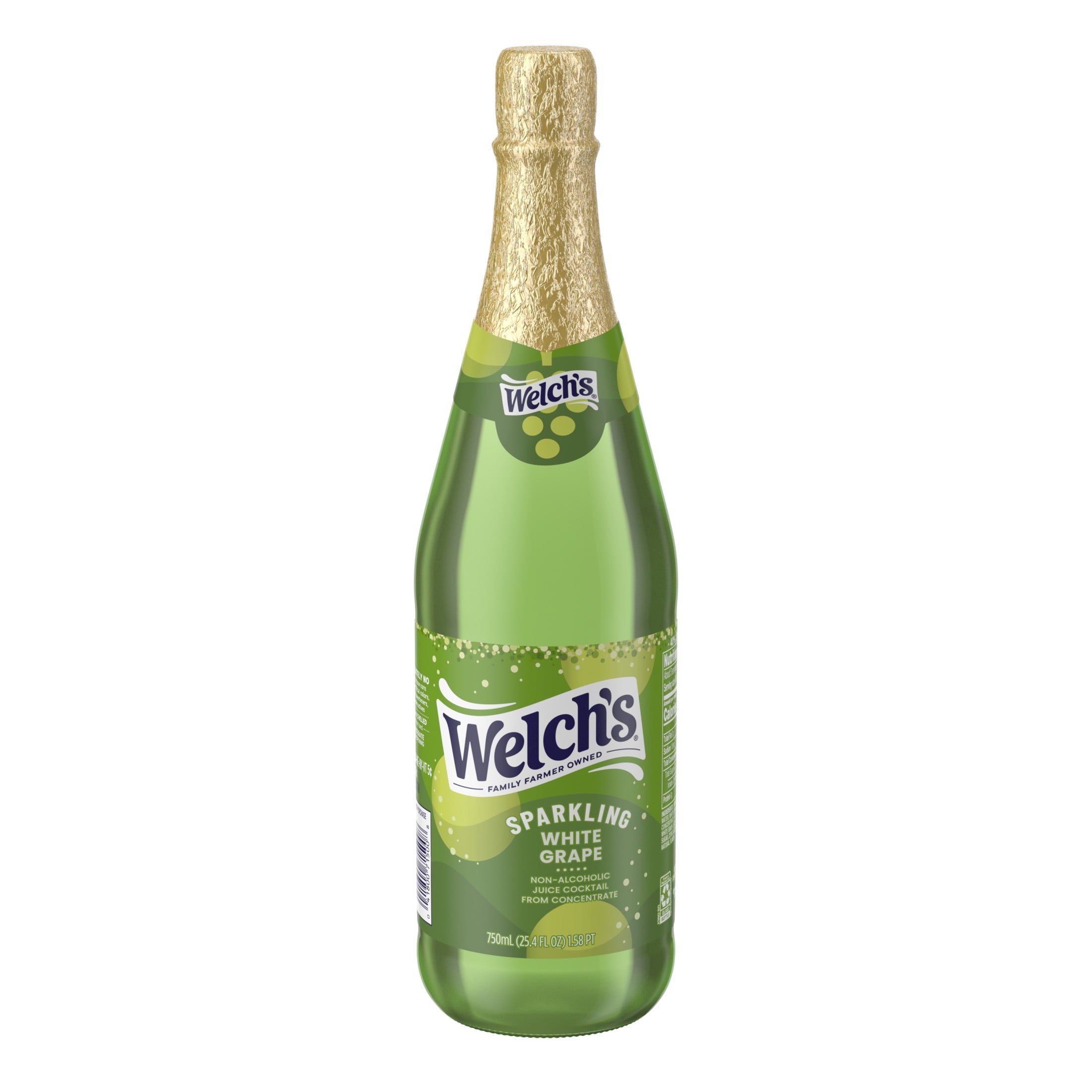 Welch's Sparkling White Grape Juice Cocktail 25.4 fl oz Bottle
