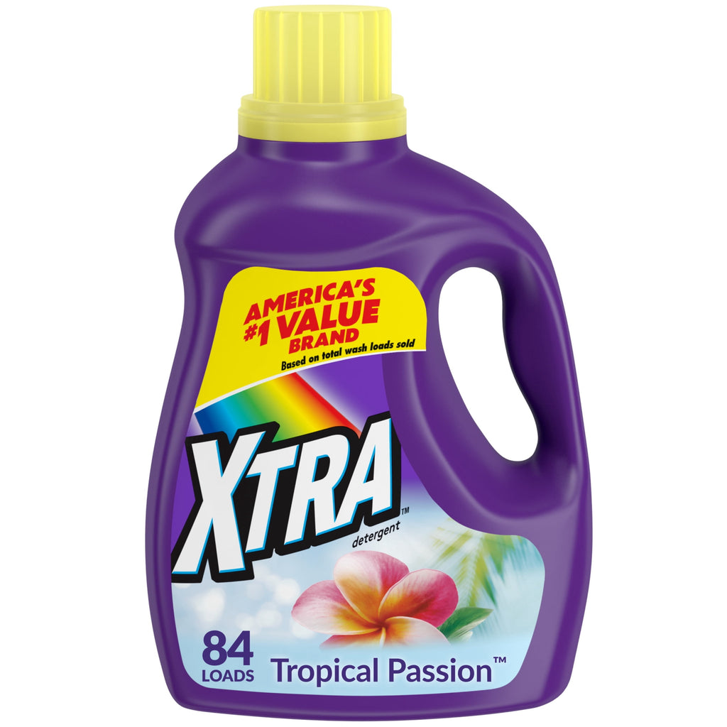Xtra Tropical Passion Liquid Laundry Detergent 100.8 fl oz 84 Loads