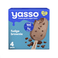 Yasso Greek Yogurt Creamy Fudge Brownie Ice Cream Bars 4 Count 14 Fl Oz Box