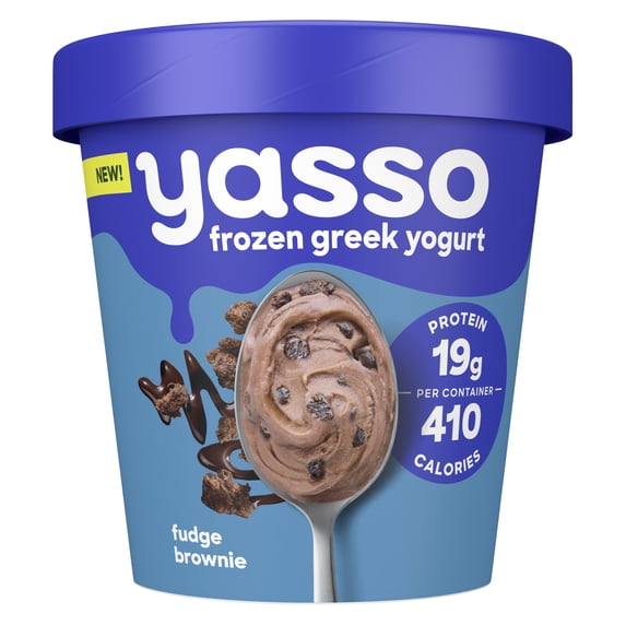 Yasso Frozen Greek Yogurt Fudge Brownie Bars 4 Count 14 Fl Oz Box