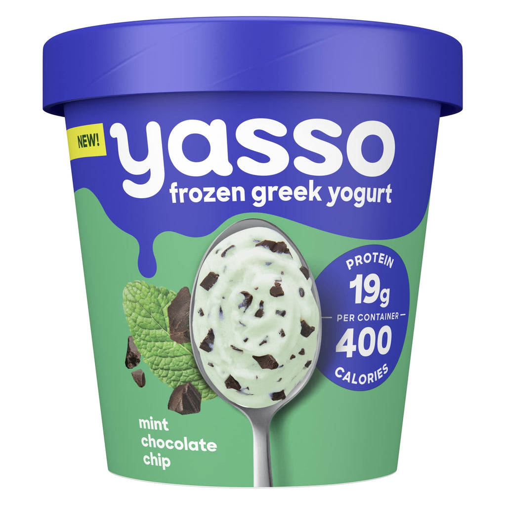 Yasso Mint Chocolate Chip Frozen Greek Yogurt 14 Fl Oz
