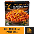Yellowstone Beef and Cheese Pasta Bake Frozen Meal 14 Oz