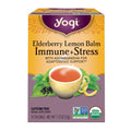 Yogi Elderberry Lemon Balm Immune Plus Stress Organic Herbal Wellness Tea Bags Caffeine-Free 16 Count