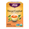 Yogi Throat Comfort Organic Herbal Wellness Tea Bags Caffeine-Free 16 Count