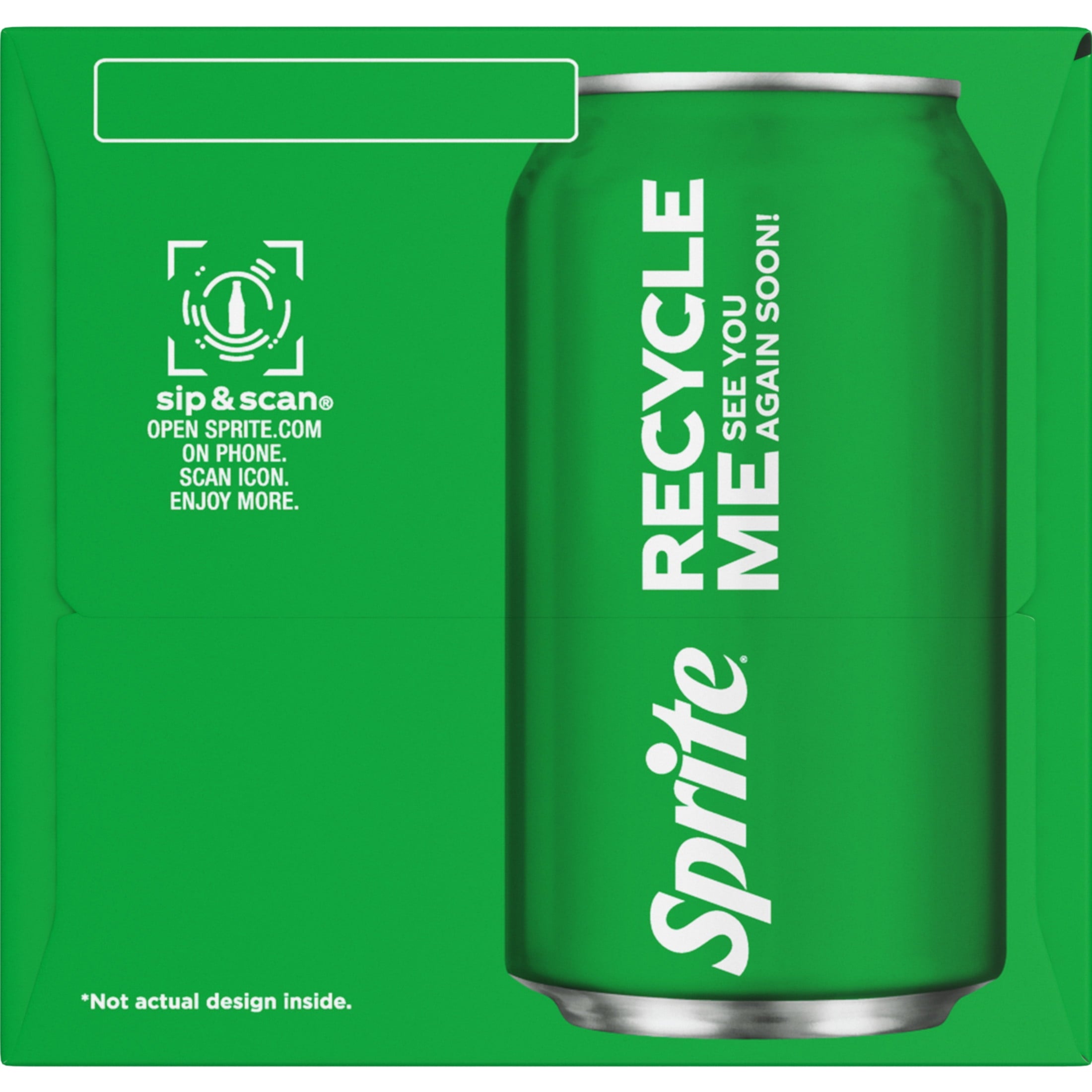 Sprite Lemon-Lime Caffeine Free Soda Pop Fridge Pack Cans 12 Fl Oz