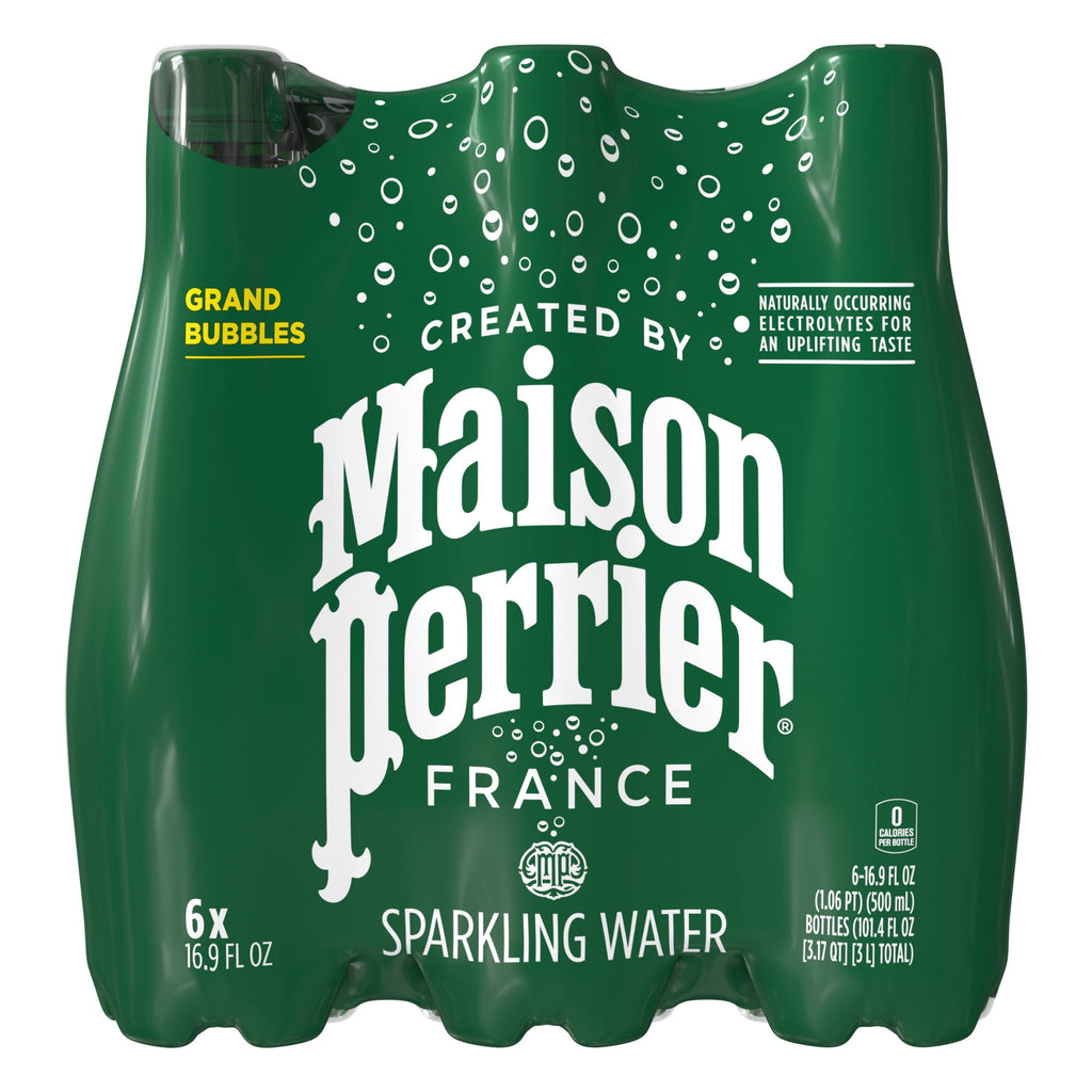 Maison Perrier Ultimate Sparkling Water 16.9 fl oz Plastic Bottles 6 Pack