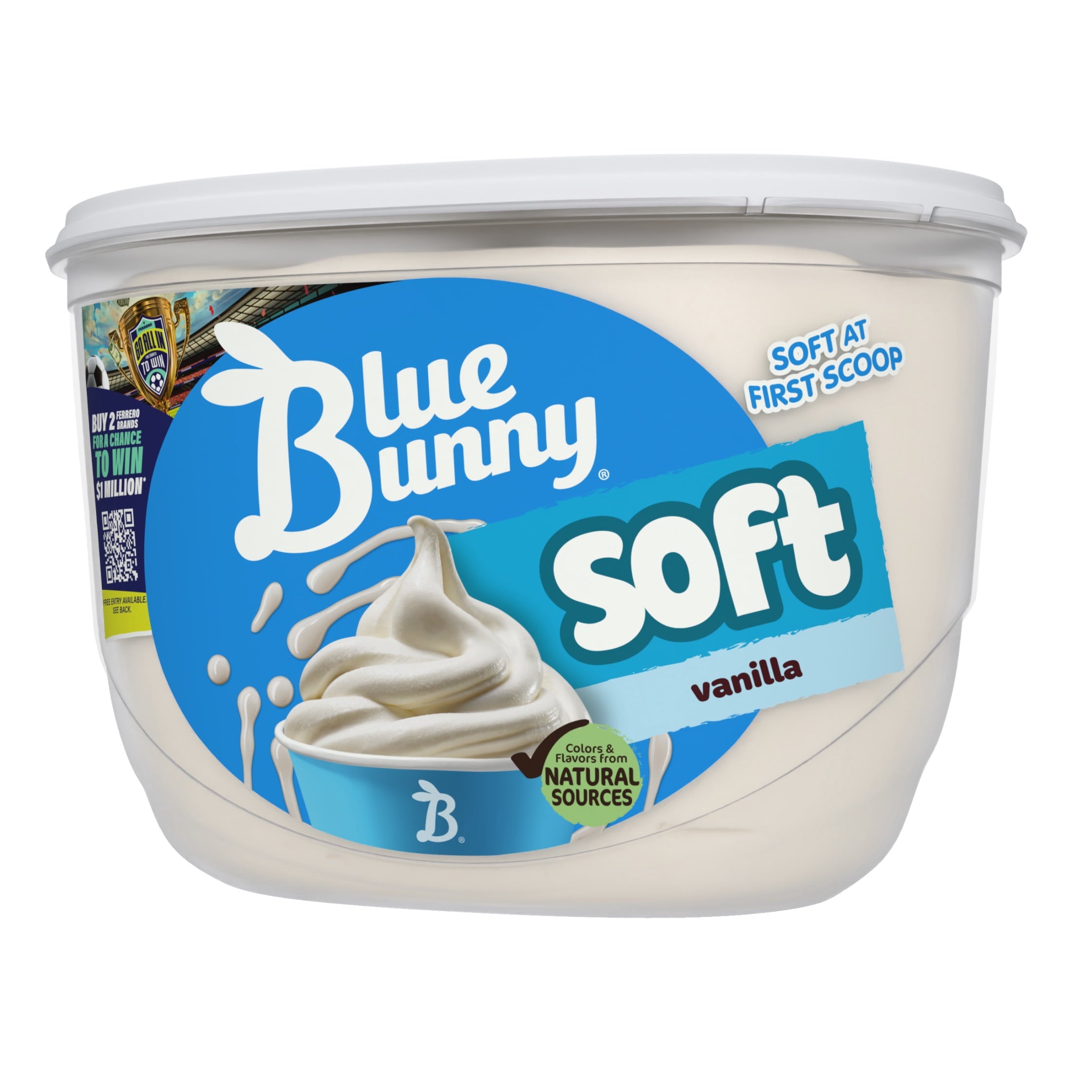 Blue Bunny Soft Vanilla Frozen Dairy Dessert 46 Fl Oz