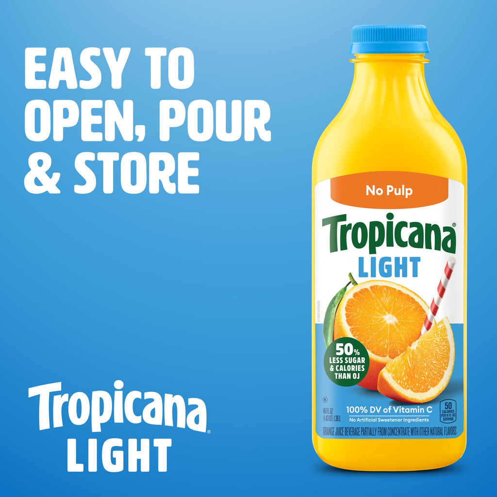 Tropicana Light Orange Juice Beverage No Pulp 46 fl oz