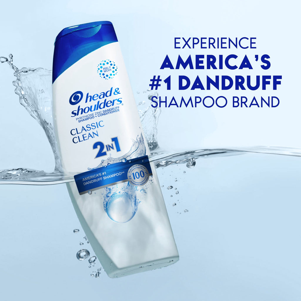 Head & Shoulders 2 in 1 Dandruff Shampoo and Conditioner Classic Clean 12.5 fl oz