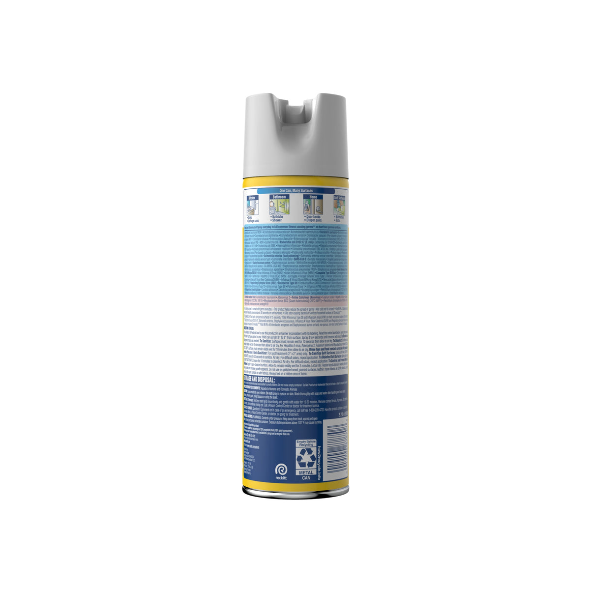 Lysol Disinfectant Spray Lemon Breeze Scent 19 oz