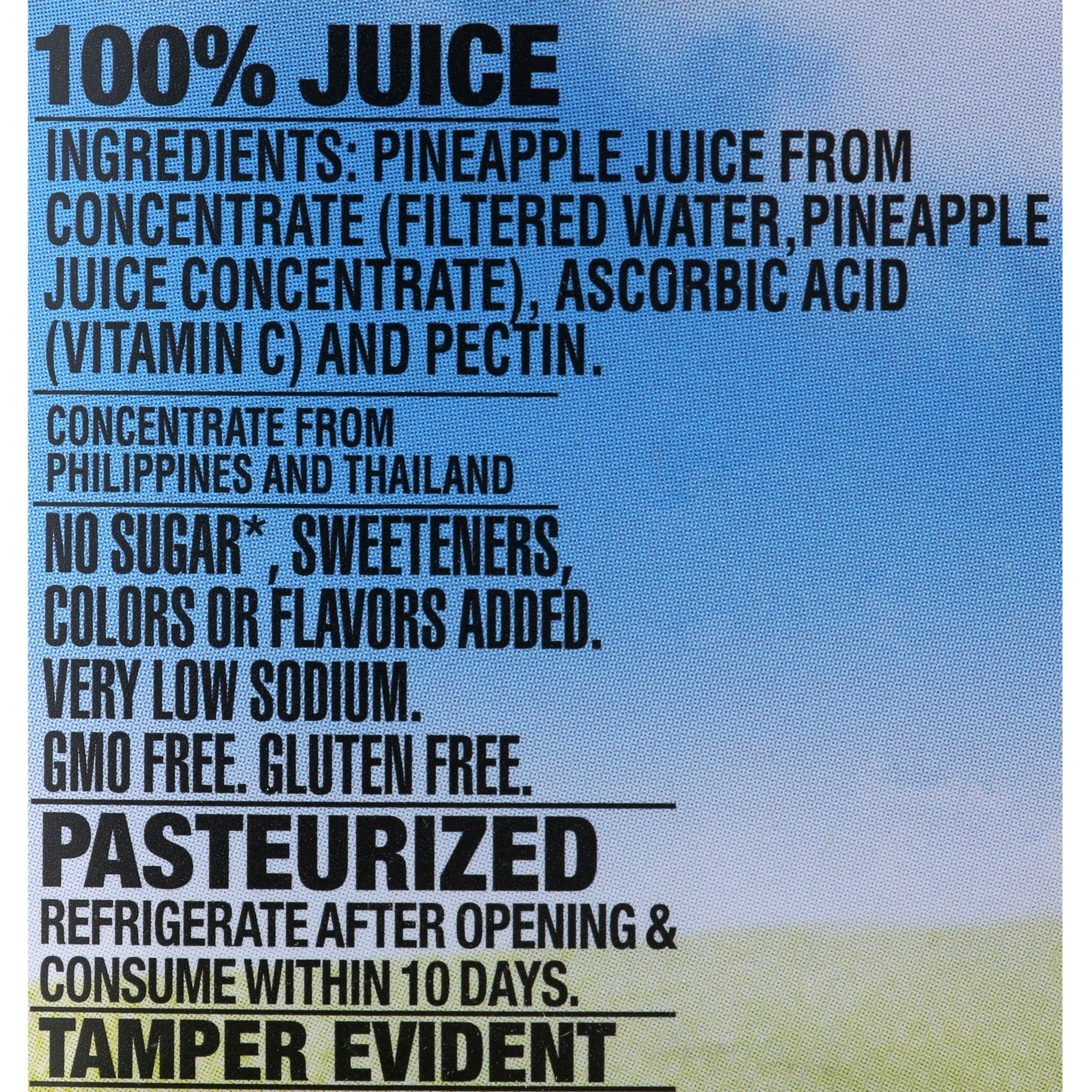 Langers 100% Pure Pineapple Juice 64 fl oz Bottle