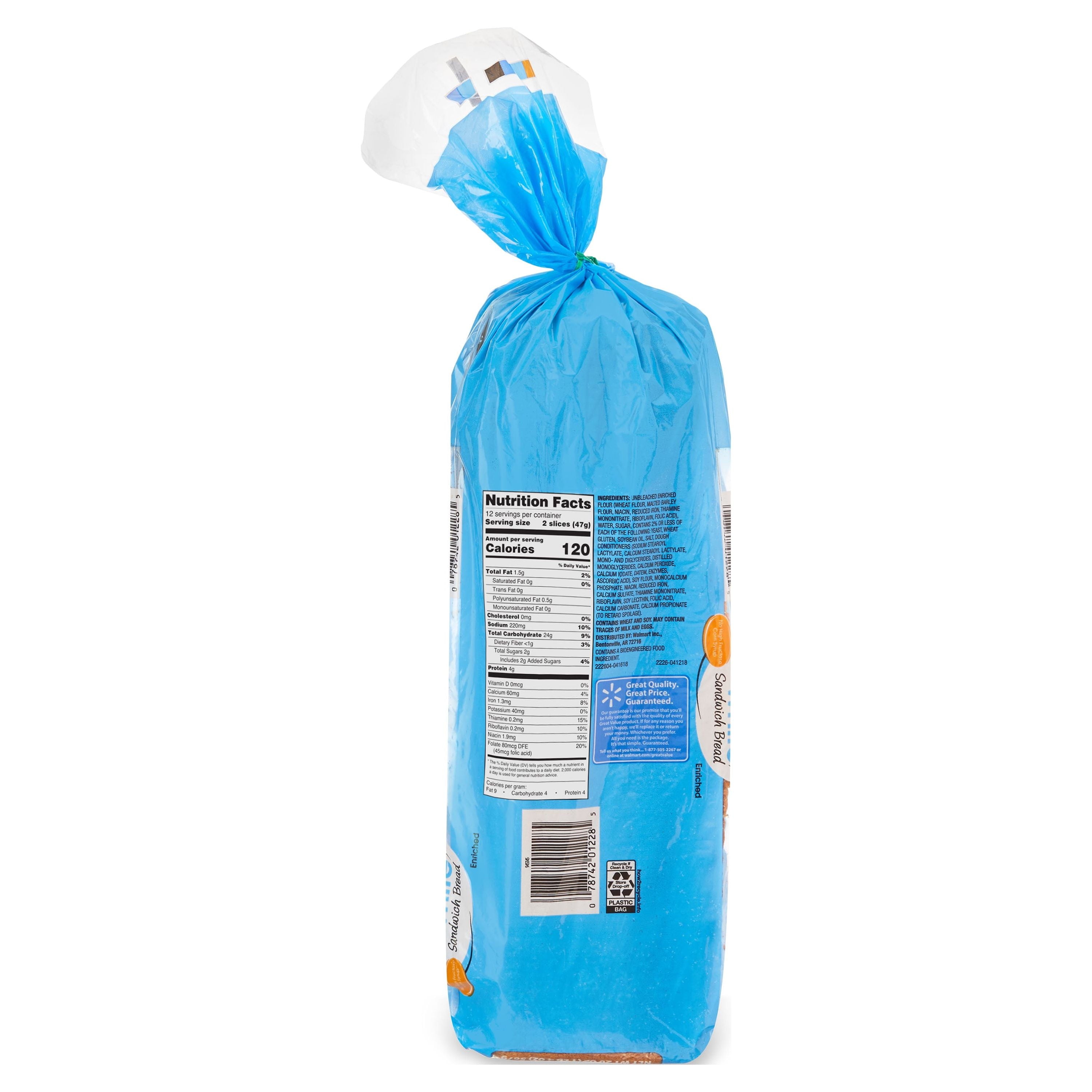White Sandwich Bread 20 Oz